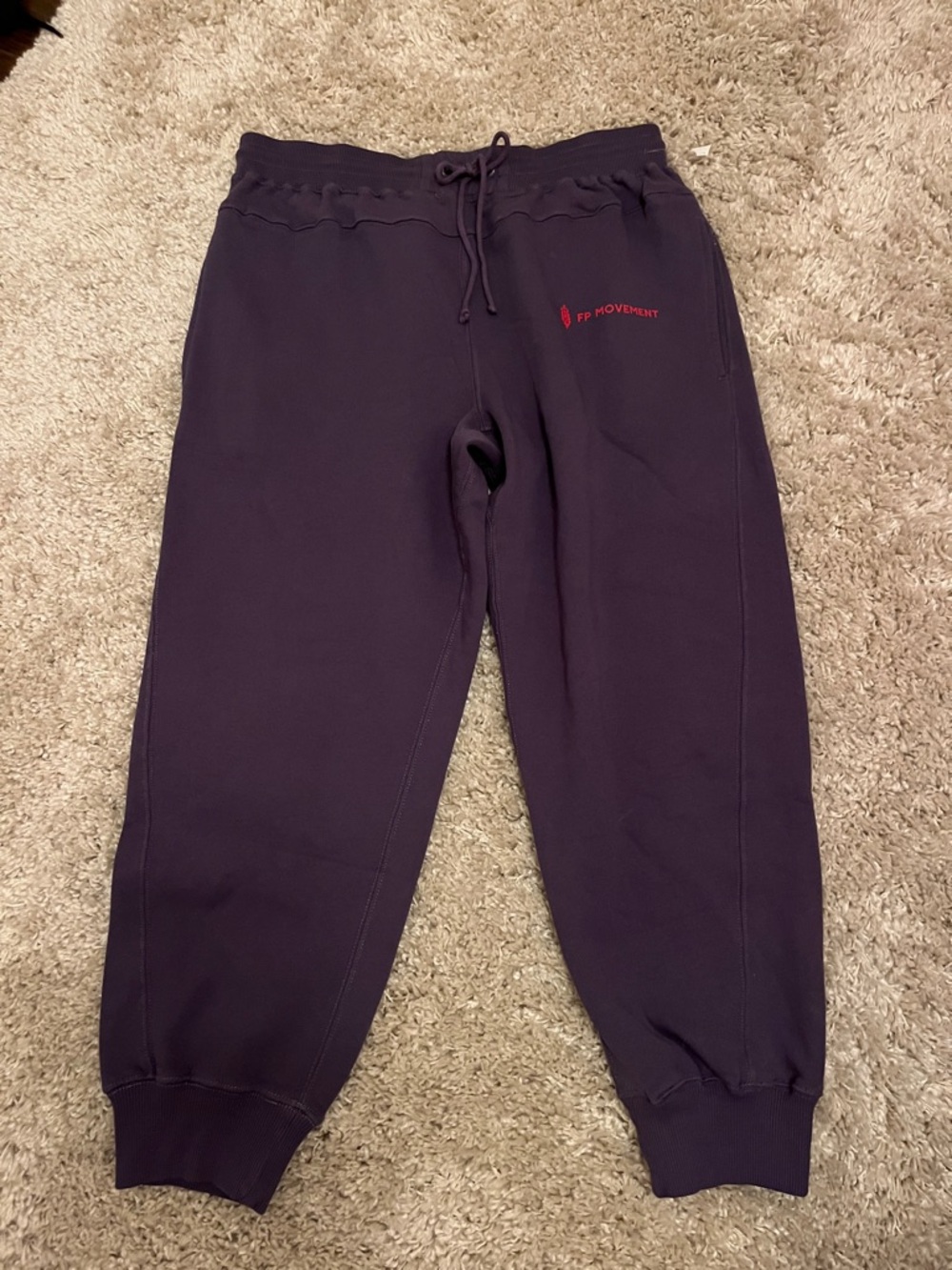 NWT Free People Undefeated Cotton Blend Joggers - Picture 4 of 7